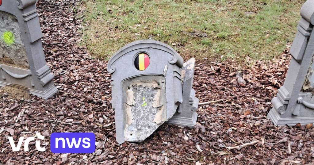 More than 100 soldiers' graves damaged at Houthulst military cemetery: "Totally disrespectful"