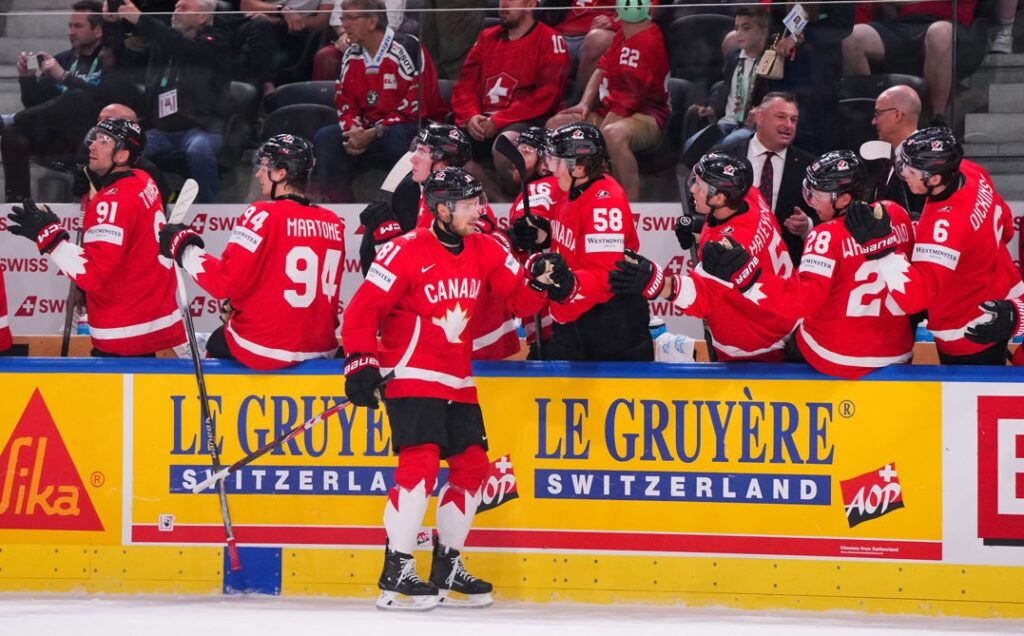 Holloway named player of game in loss to Finland