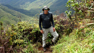 man on Mount Kaala