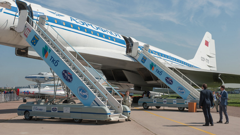 A Russian supersonic passenger jet