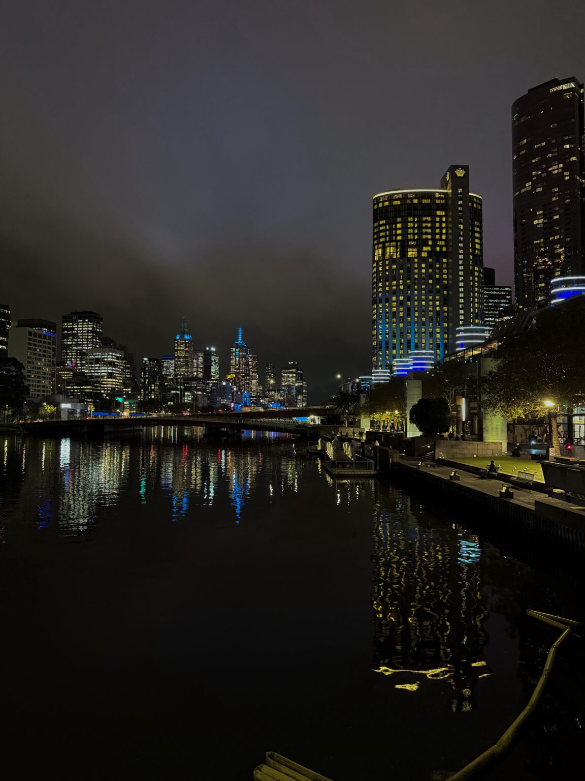Beautiful night in Melbourne today