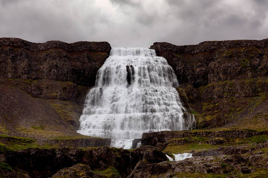 Waterfalls in Iceland are especially powerful during spring Waterfalls in Iceland are especially powerful during spring