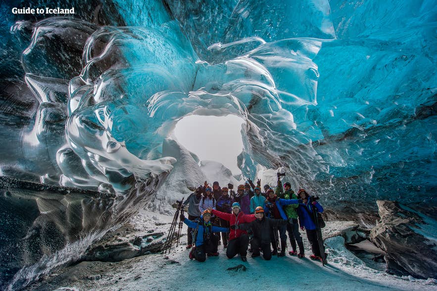 Ice caves can still be visited in March Ice caves can still be visited in March