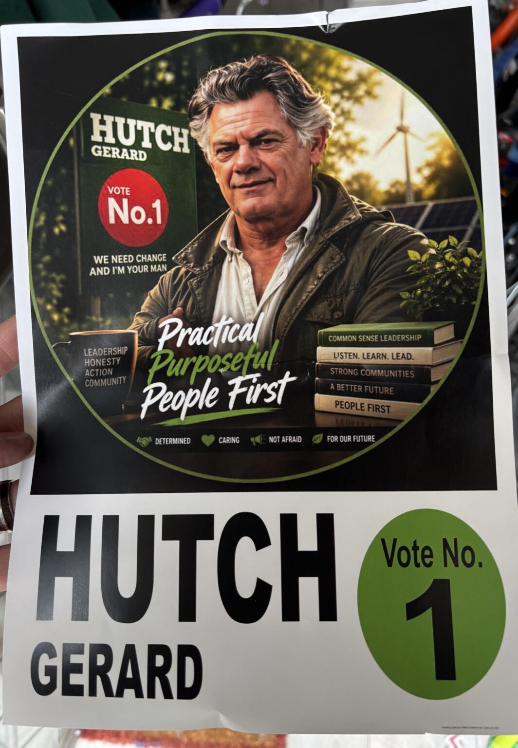 So for anyone interested in what Hutch is putting through letterboxes…