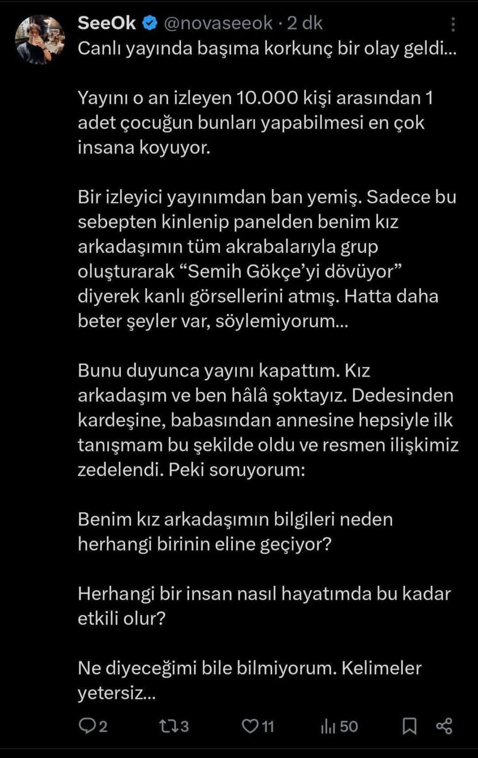 It's scary... If you have dreams of becoming famous in Türkiye, I suggest you think again.