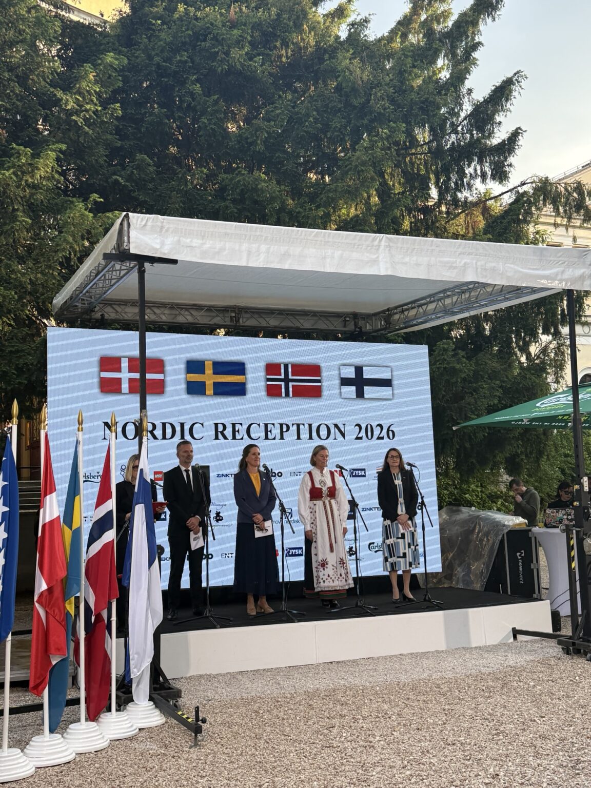 Nordic Countries Reaffirm Support for Bosnia and Herzegovina at Sarajevo Reception Nordic Countries Reaffirm Support for Bosnia and Herzegovina at Sarajevo Reception