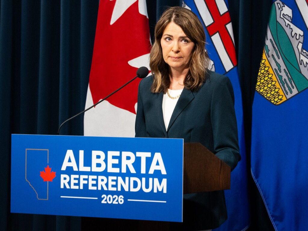 Danielle Smith opens door to amending constitution to alter treaty rights