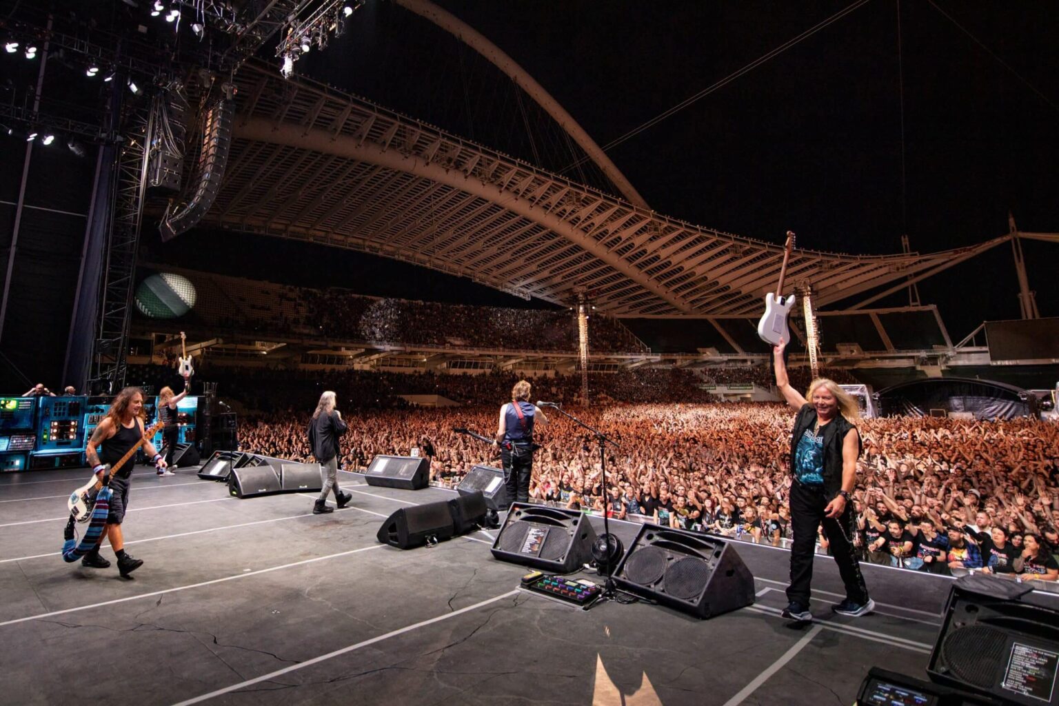 Iron Maiden Shakes Athens as 50,000 Fans Flood Olympic Stadium Iron Maiden Athens, Greece show