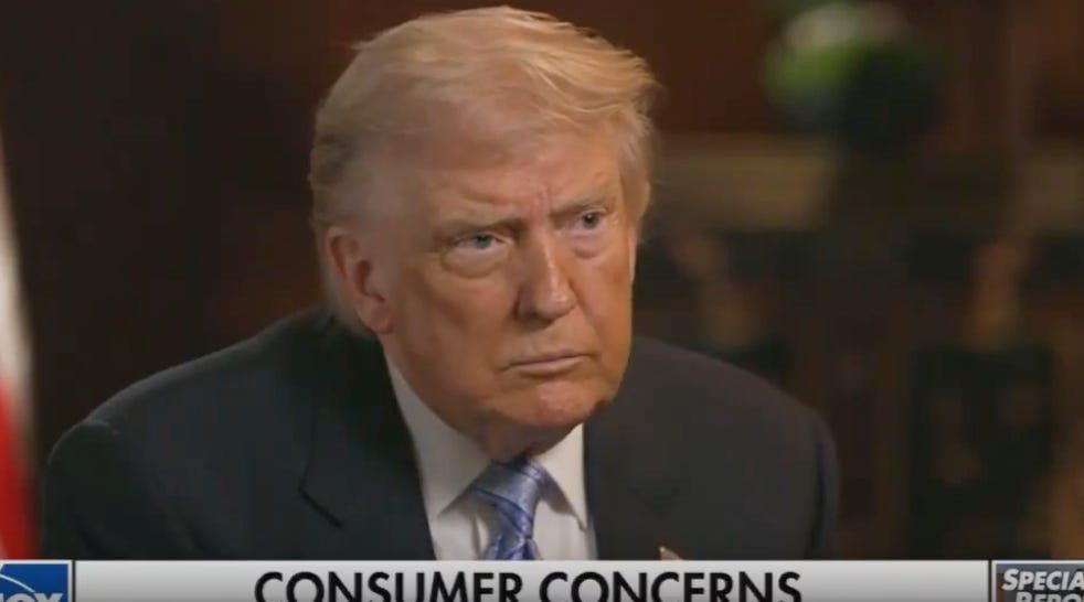 'I'D SAY IT AGAIN' Trump stands by comment that he doesn't think about Americans' finances
