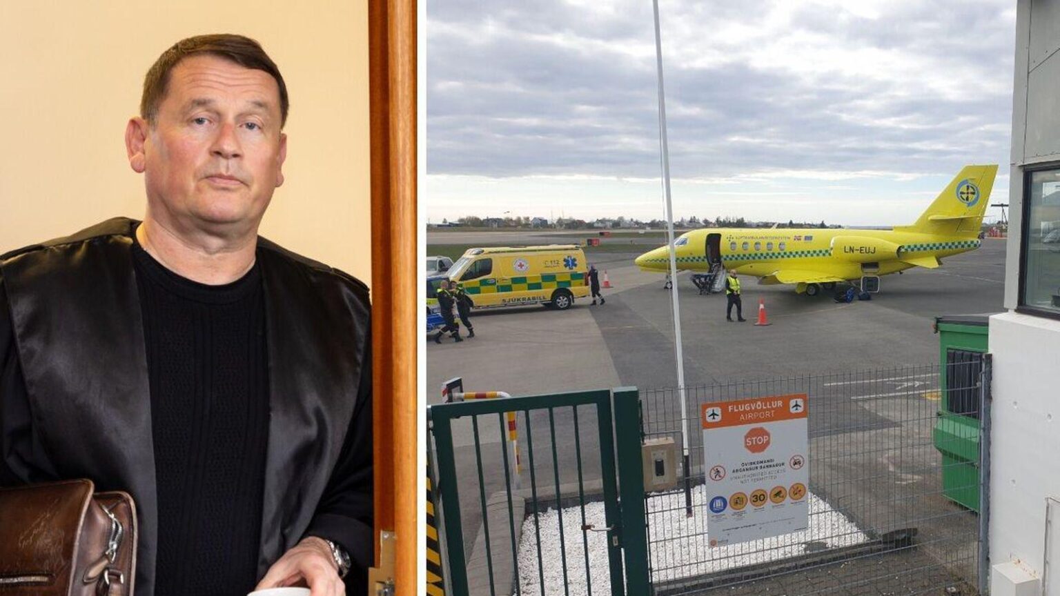 The man is still in critical condition and in intensive care - Vísir
