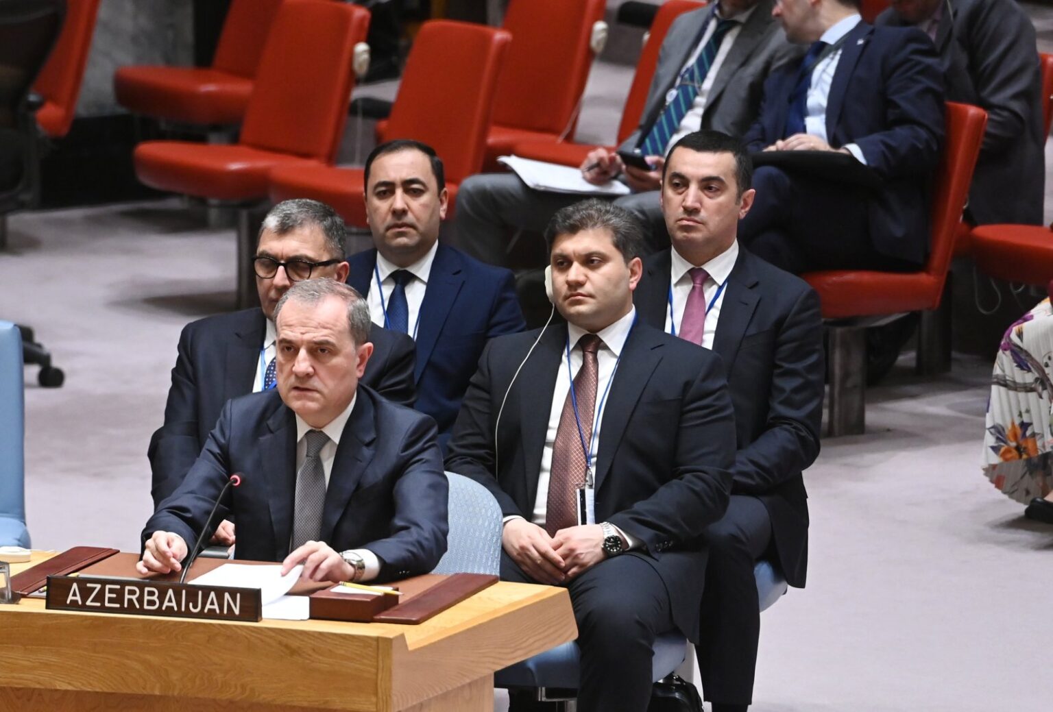 Azerbaijani FM addresses UN Security Council Open Debate (PHOTO) Azerbaijani FM addresses UN Security Council Open Debate (PHOTO)