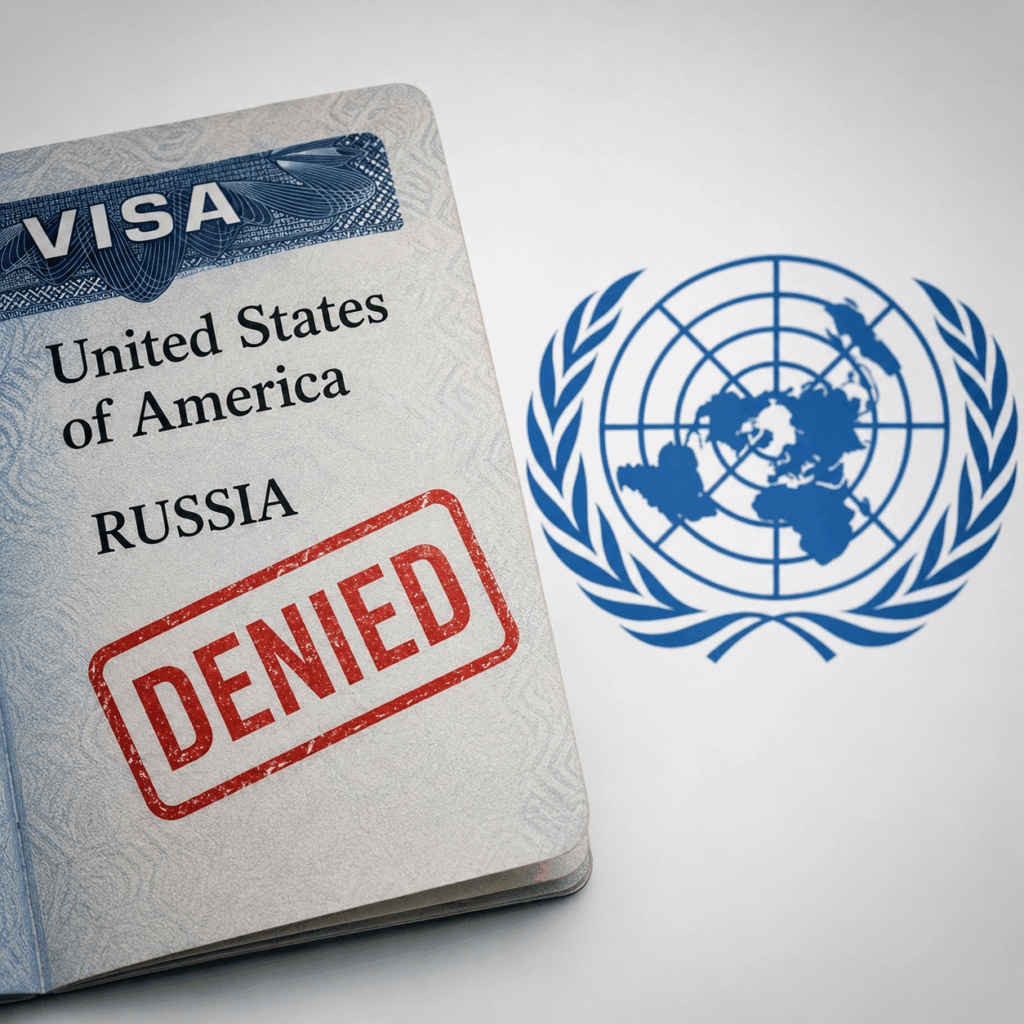 The U.S. denied a visa to Russia’s deputy foreign minister for participation in a UN Security Council meeting.
Moscow is already complaining about “disrespect” and “violations of U.S. obligations.”