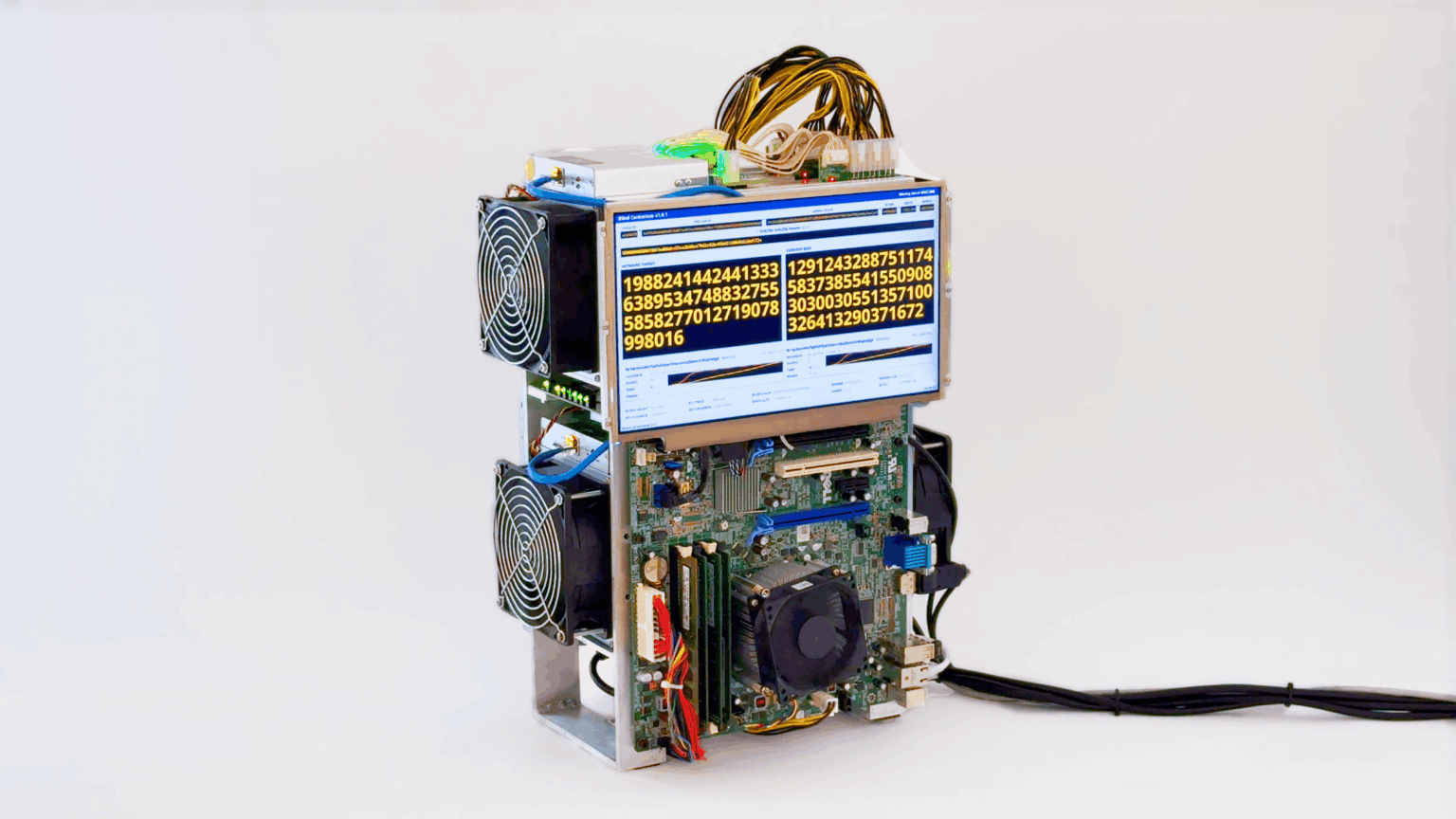 I built a bitcoin lottery machine [video]