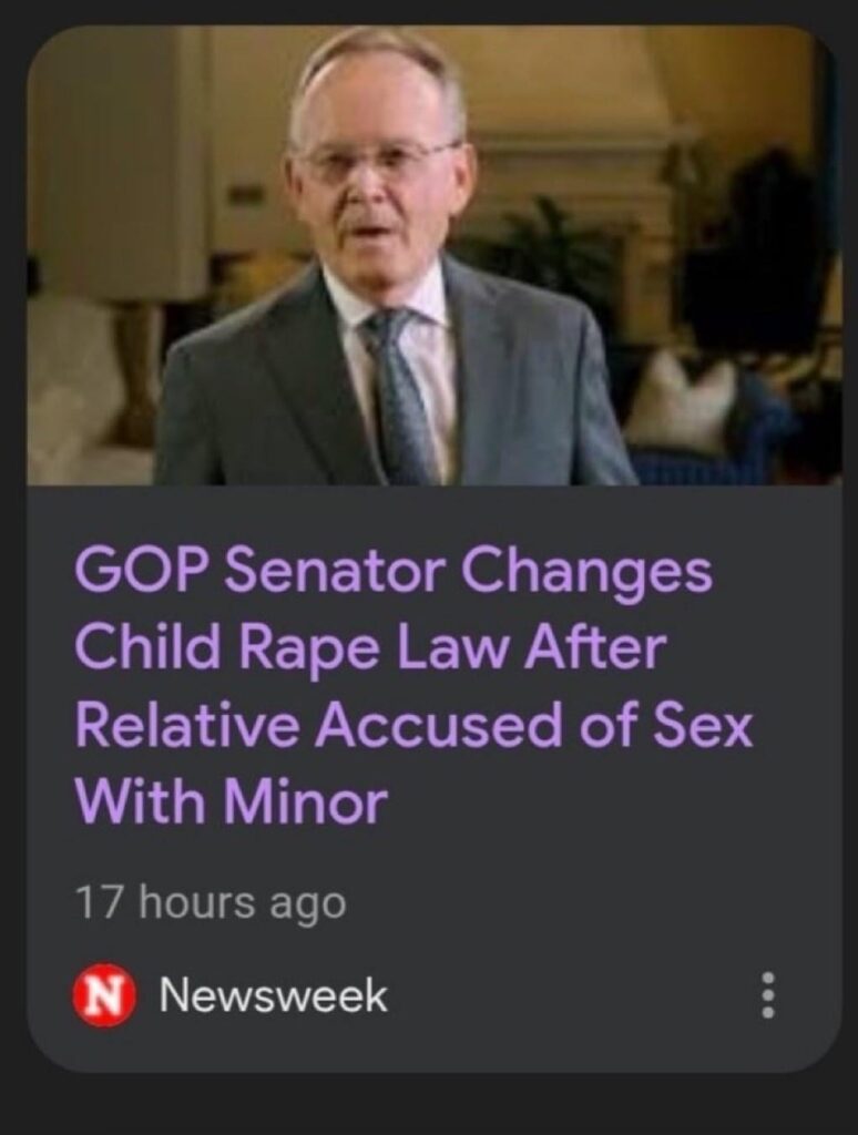 On today's episode of: Another MAGAT- Pedo Sex Crime Report. (05/18/2026)