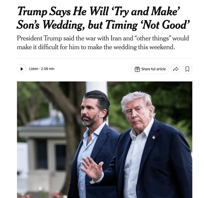 It's not like it's something important, like golf