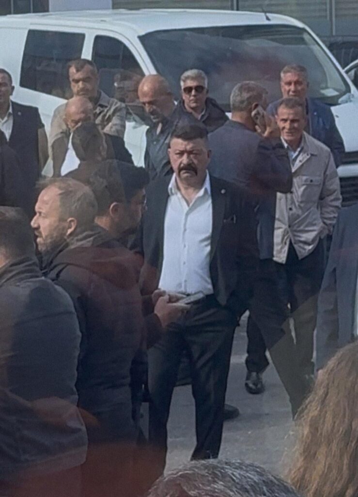 Some of those who came to raid the CHP Headquarters