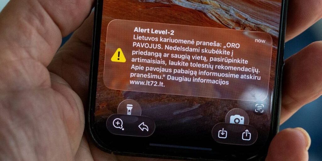 Residents of Lithuania's capital told to shelter as drone alarm underlines NATO's eastern jitters
