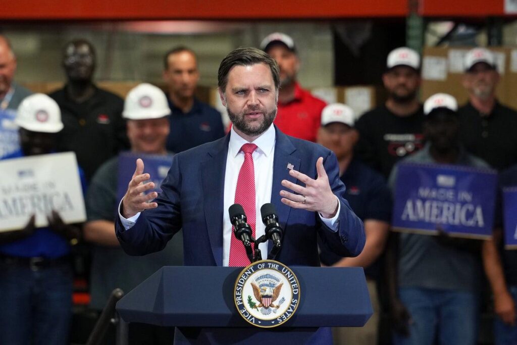 Vance says ‘stealing’ $1B from treasury is theft – on the same day Trump pledged to give $1.7B taxpayer cash to his allies