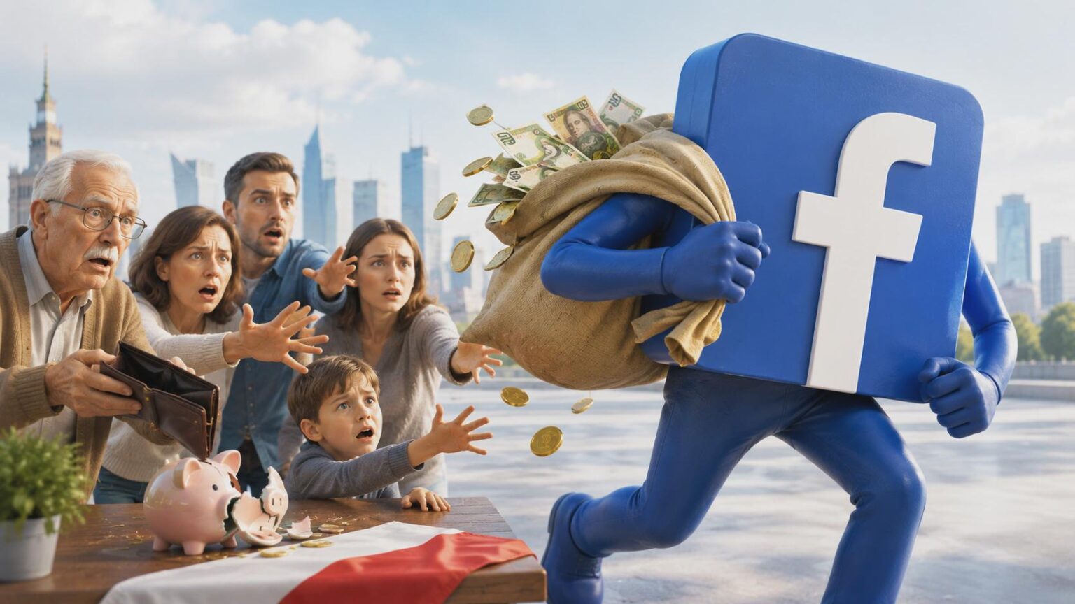 Facebook had PLN 2 billion in revenue in Poland and paid PLN 11 million in taxes. It's daylight theft