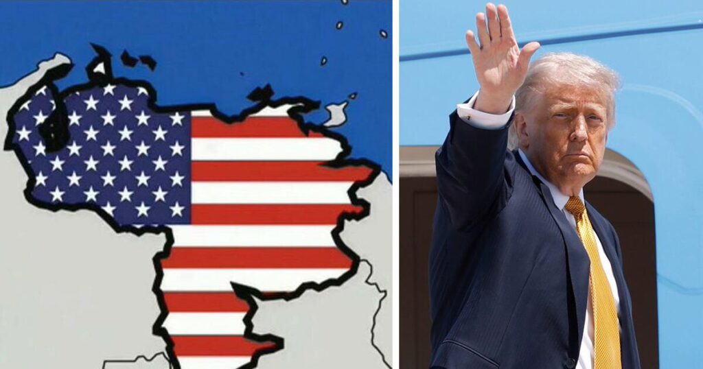 Trump posts graphic of Venezuela as 51st U.S. state