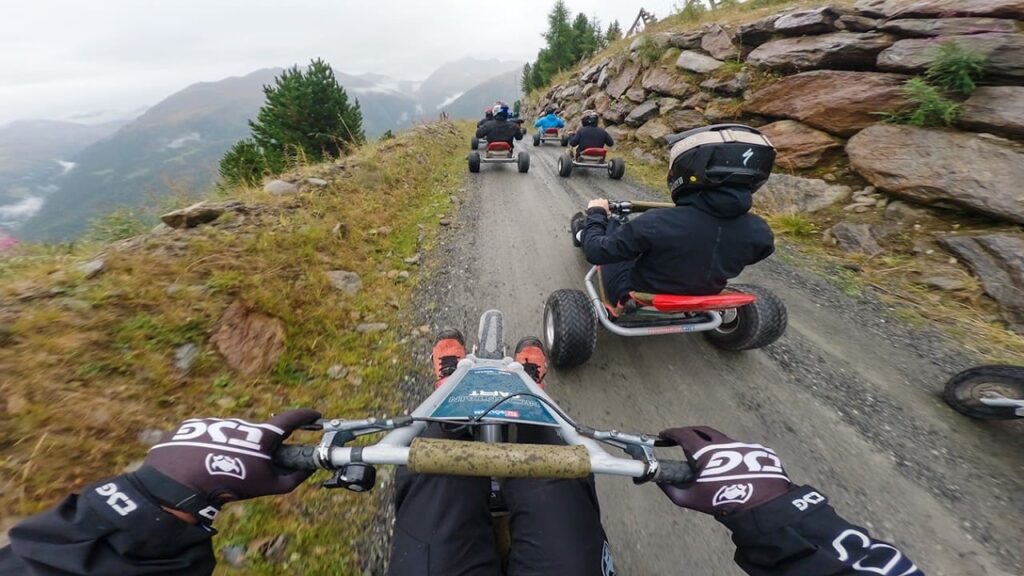 30 Professional Mountain Bikers Go “Mario Karting” In The Austria Alps 30 Professional Mountain Bikers Go "Mario Karting" In The Austria Alps