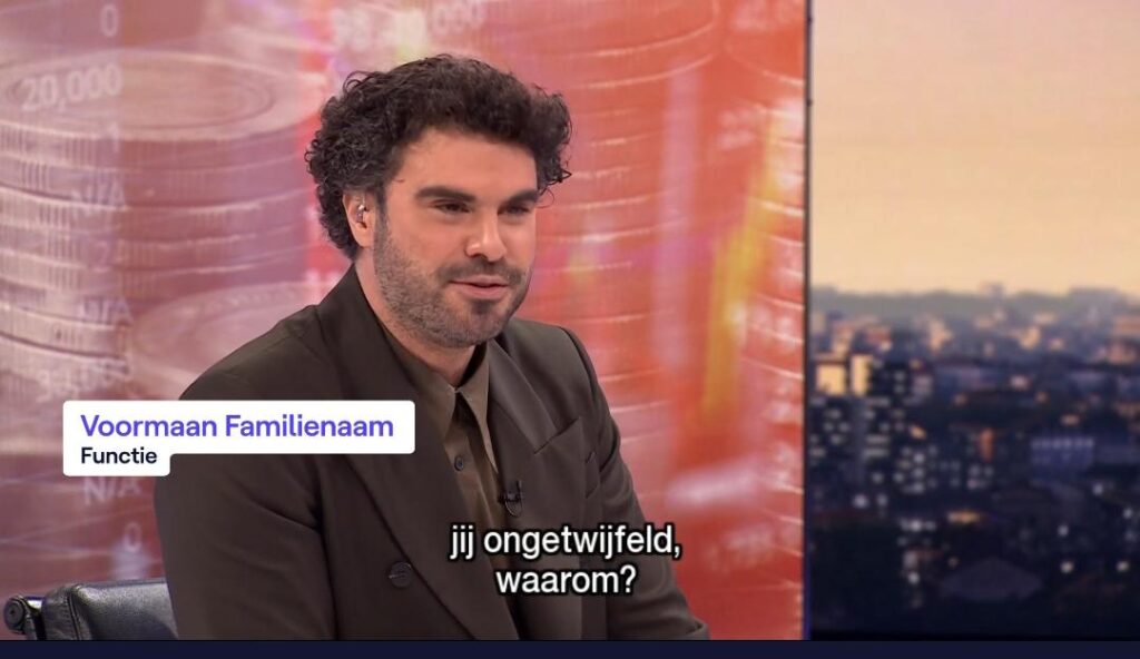 Quality interview from VRT