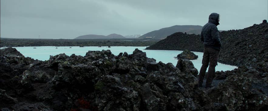 Benedict Cumberbatch at the Blue Lagoon, Iceland, in the movie The Fifth Estate Benedict Cumberbatch at the Blue Lagoon, Iceland, in the movie The Fifth Estate