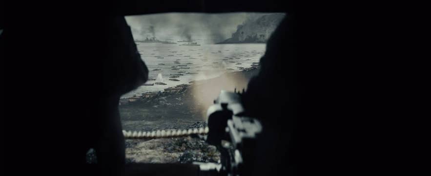 A frame from the movie Letters from Iwo Jima that was shot at Sandvik, Iceland A frame from the movie Letters from Iwo Jima that was shot at Sandvik, Iceland