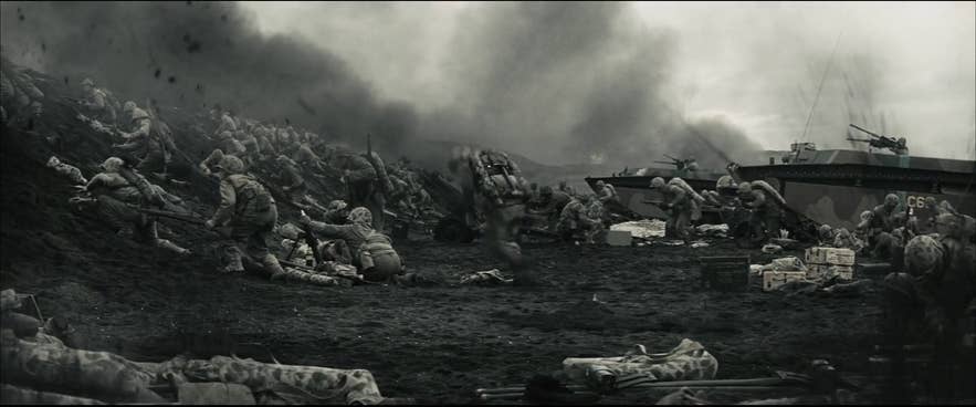 The shooting of Flags of Our Fathers was the most complex in Iceland's cinema history up until that point The shooting of Flags of Our Fathers was the most complex in Iceland's cinema history up until that point