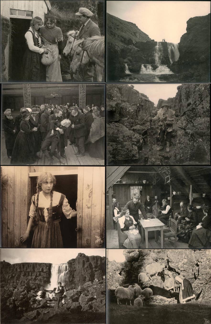 Frames from the film Sons of the Soil, shot in Iceland Frames from the film Sons of the Soil, shot in Iceland