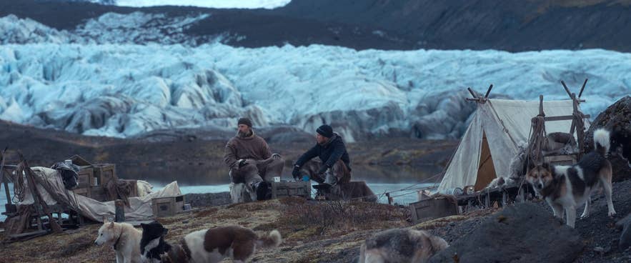 Against the Ice is a movie depicting the Denmark expedition to Greenland, mostly filmed in Iceland Against the Ice is a movie depicting the Denmark expedition to Greenland, mostly filmed in Iceland
