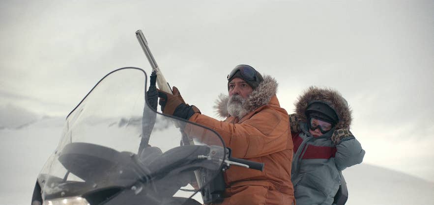 The Midnight Sky is a movie that was partially shot in Iceland, directed and starring George Clooney The Midnight Sky is a movie that was partially shot in Iceland, directed and starring George Clooney