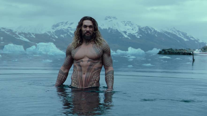 Jason Momoa in Fjallsarlon glacier lagoon in Iceland Jason Momoa in Fjallsarlon glacier lagoon in Iceland