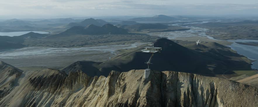 Jarlhettur mountain ridge as seen in the movie Oblivion Jarlhettur mountain ridge as seen in the movie Oblivion