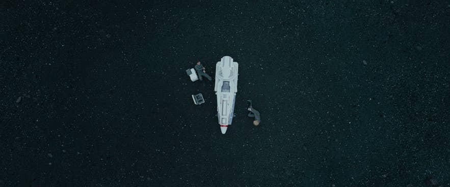 Two scientist in the movie Star Trek: Into Darkness, filmed in Iceland Two scientist in the movie Star Trek: Into Darkness, filmed in Iceland