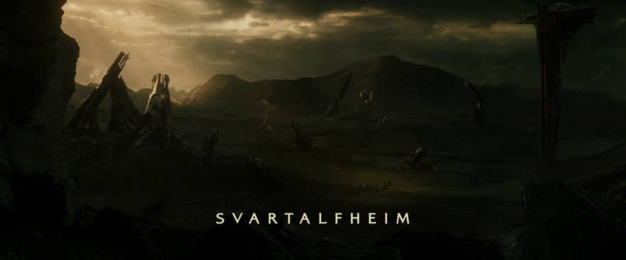 Svartalfheim, the home of the dark elves, was shot at Skeidararsandur in Iceland Svartalfheim, the home of the dark elves, was shot at Skeidararsandur in Iceland