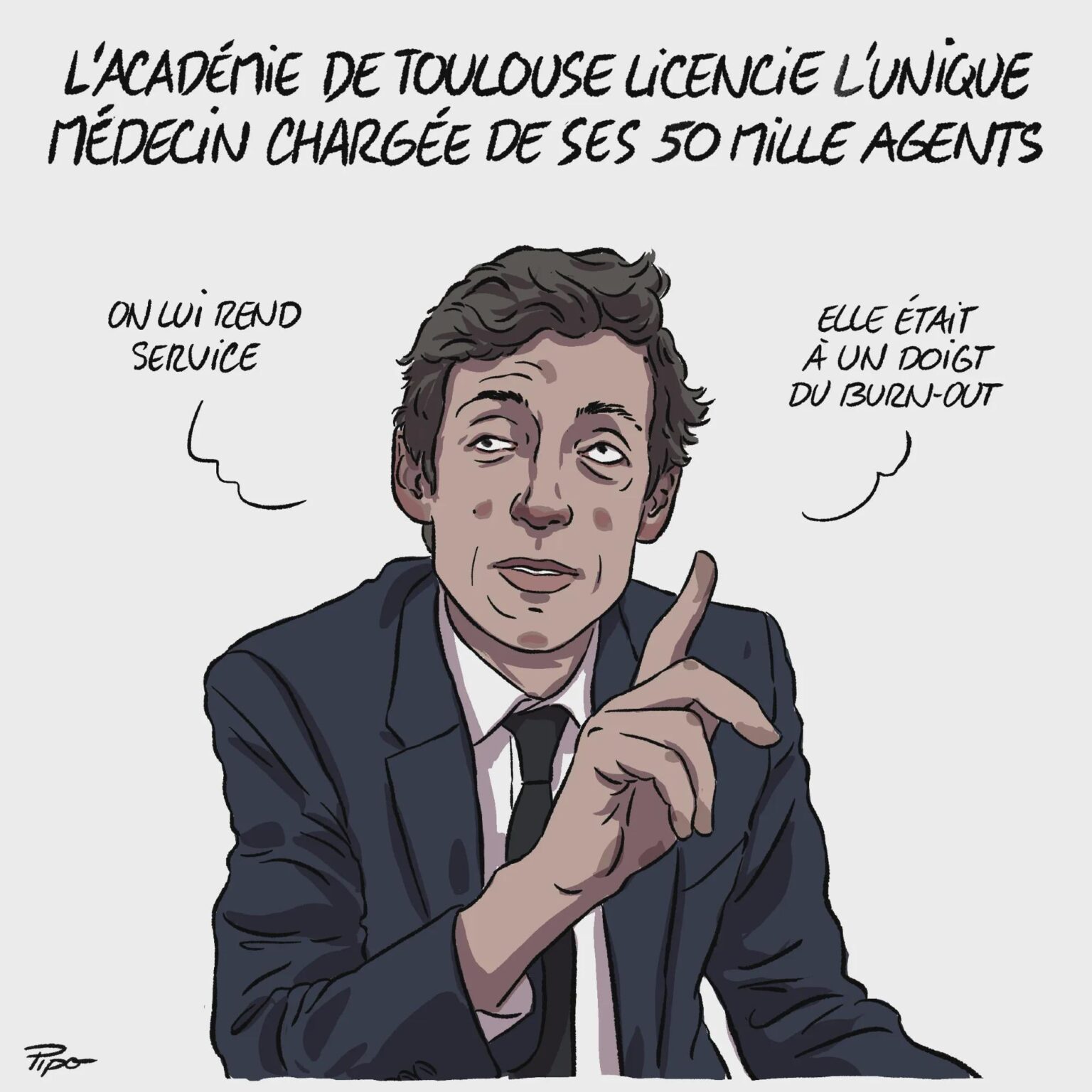 The Toulouse academy fires the only doctor in charge of its 50,000 agents (Pipotache, 05/24/2026)