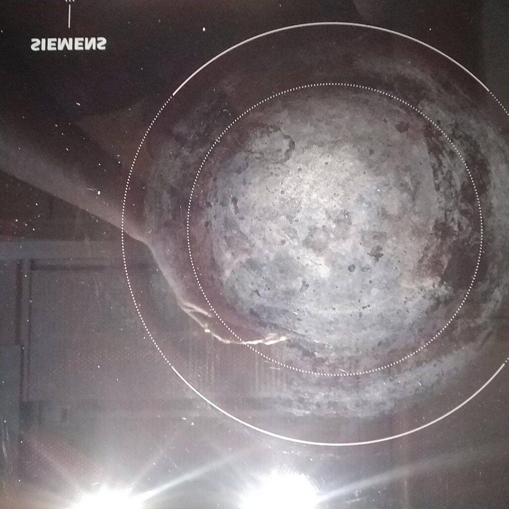 Please tell me this is not permanent. I have tried few solutions and my stove still looks like this Please tell me this is not permanent. I have tried few solutions and my stove still looks like this