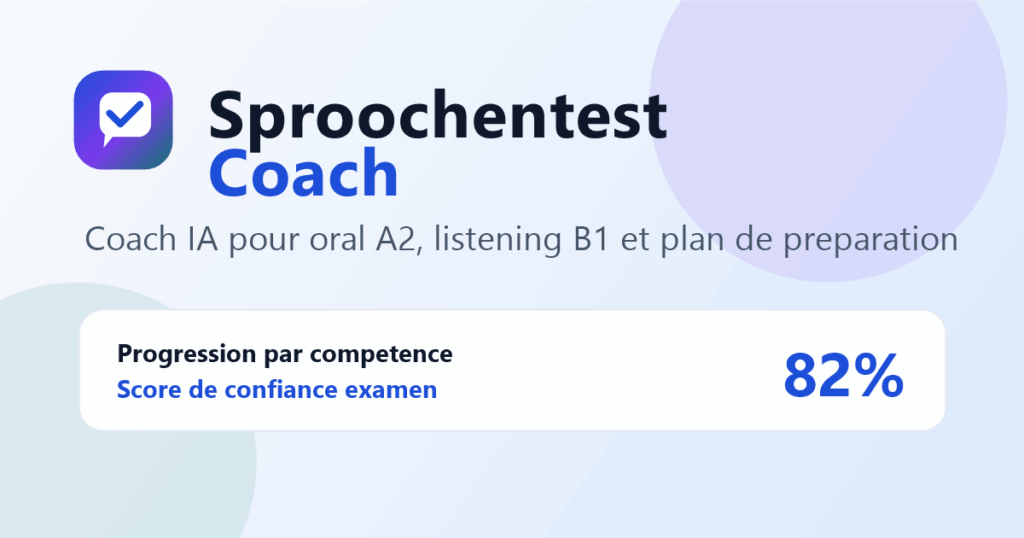 Preparing for the Sproochentest? I built a tool to practise oral A2, listening B1 and image description