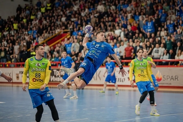 Photo by 2025/26 EHF Men's Handball European Cup match between Ohrid and Chele, photo source = European Handball Federation