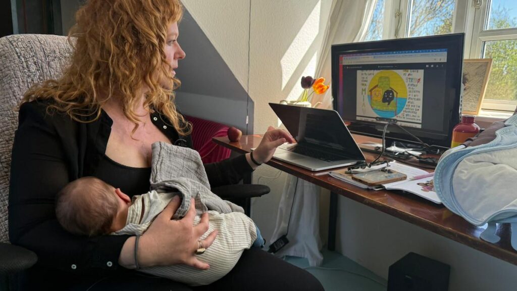 Cecilie gets 126 kroner a week in maternity allowance: Thousands of entrepreneurs risk falling through the maternity system Cecilie gets 126 kroner a week in maternity allowance: Thousands of entrepreneurs risk falling through the maternity system