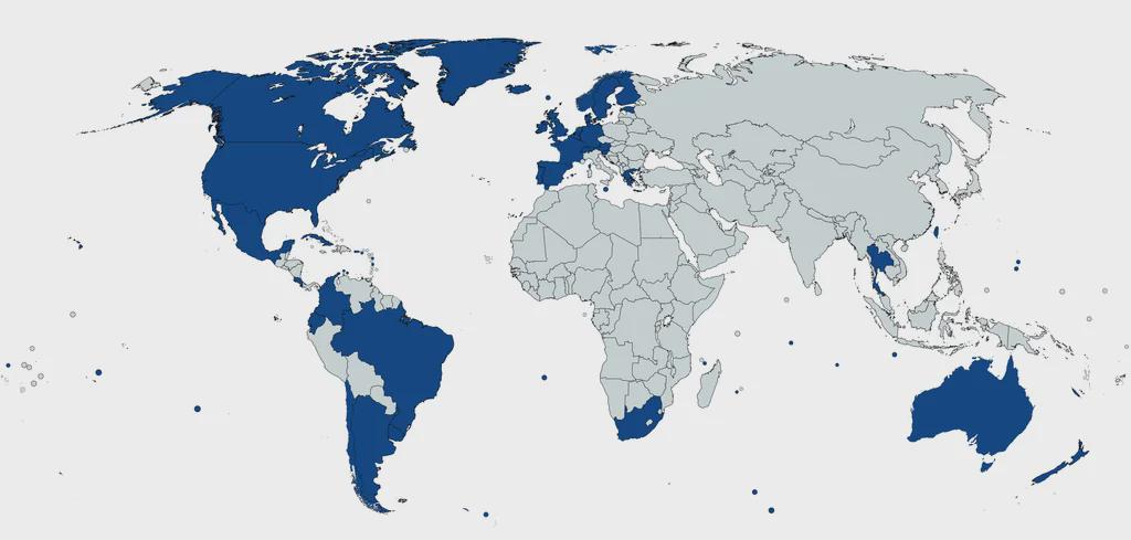 All countries that legalized same-sex marriage so far