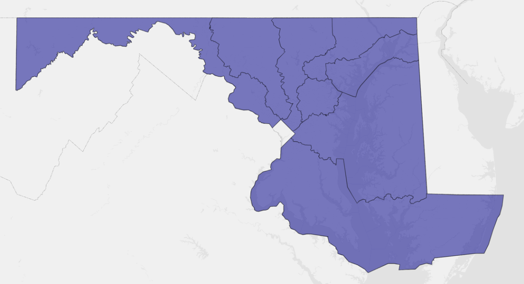 A Gerrymander Where Every Seat Is >60% Democratic in Maryland is Possible (8-0)