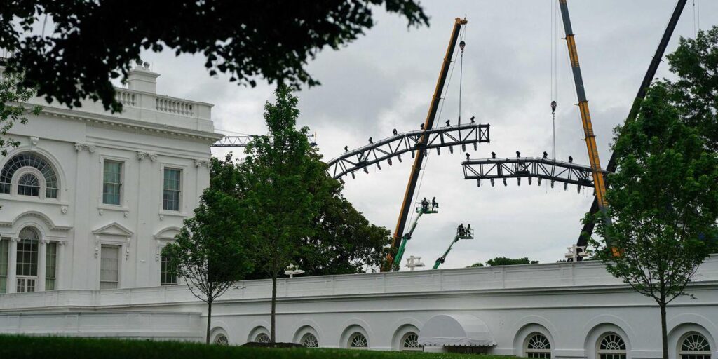 Trump's 'tacky' White House makeover reaches new heights amid 'bug infestation': report