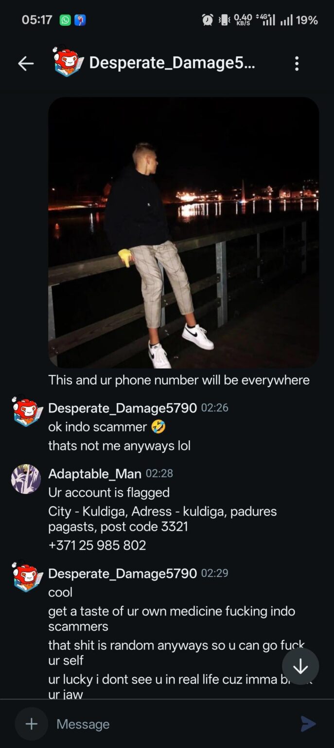 Scammer from Latvia Scammer from Latvia