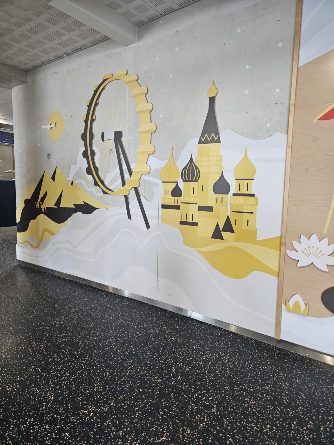 A great choice of attraction for design, Tallinn Airport!