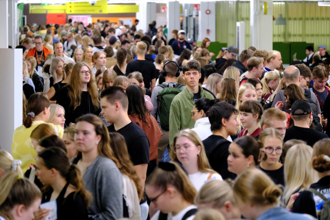 Students at Finlands University of Oulu. Photo courtesy of the university