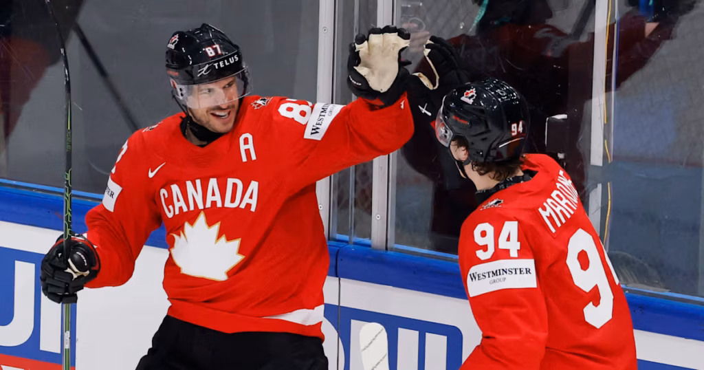 Sidney Crosby records four assists as Canada beats Denmark 5-1 at IIHF World Championship 2026 App Store