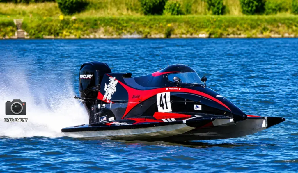 UIM F4 Grand Prix of Lithuania 2026 Paulius Stainys, boat #41, competing in the UIM F4 World Championship
