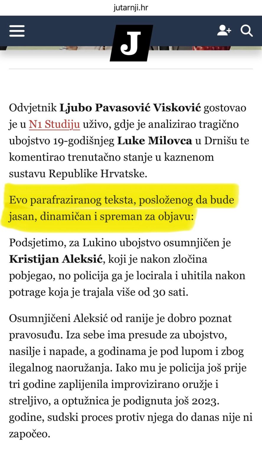 When ChatGPT writes an article, the journalist politely leaves a mark to show how much effort he put into it.